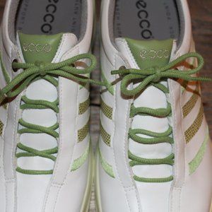 Ecco Women Golf Shoe Sport Tempo Hydro Max White Green Size EUR 41 New/Display